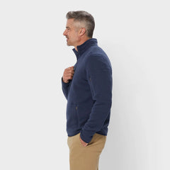 Men's Sweater Fleece Quarter Zip Mock
