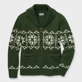 Women's Woolpaca Zip-Front Jacquard Cardigan