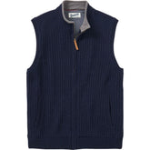 Men's Shetland Wool Windproof Full-Zip Sweater Vest