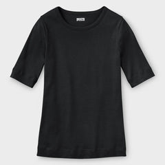 Women's Plus Longtail T Elbow Sleeve Scoopneck