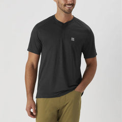 Men's AKHG Tun-Dry Short Sleeve Henley