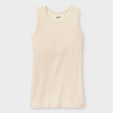 Women's No-Yank Rib Racerback Shelf Bra Tank