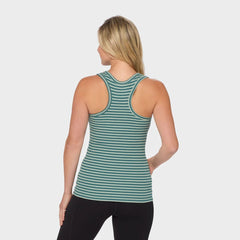 Women's No-Yank Luxe Rib Racerback Shelf Bra Tank