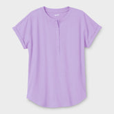Women's Lightweight Longtail T Short Sleeve Henley