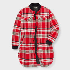 Women's Folklore Flannel Insulated Duster