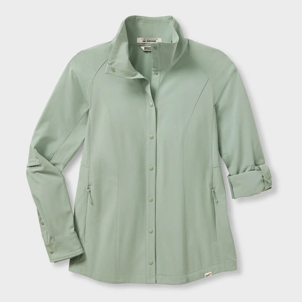 Women's Plus Sol Survivor Sun Protection Shirt Jac
