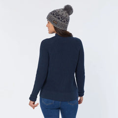 Women's Heritage Waffle Stitch Mockneck Sweater