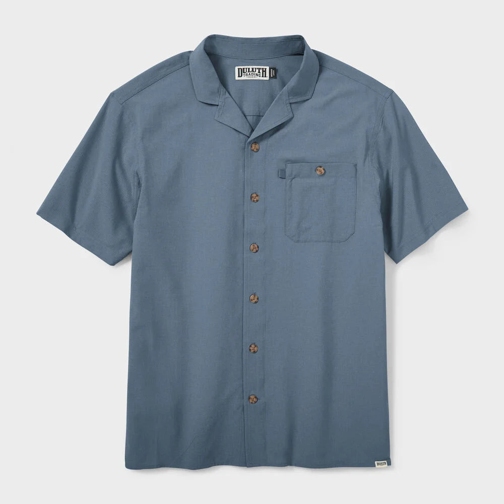 Men's Breezeshooter Camp Collar Untucked Shirt