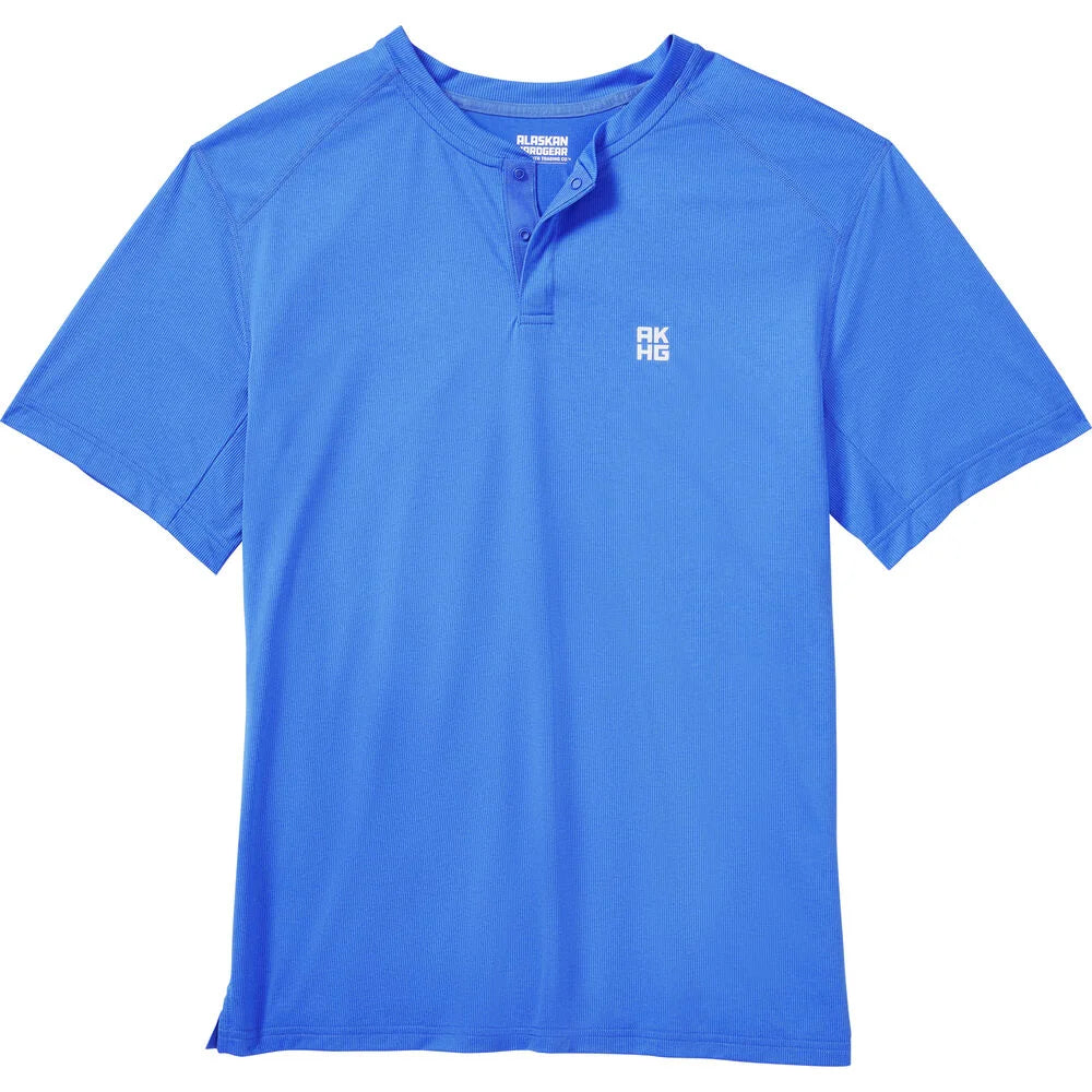 Men's AKHG Tun-Dry Short Sleeve Henley