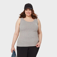 Women's Plus No-Yank Shelf Bra Tank