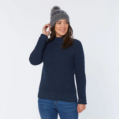 Women's Heritage Waffle Stitch Mockneck Sweater