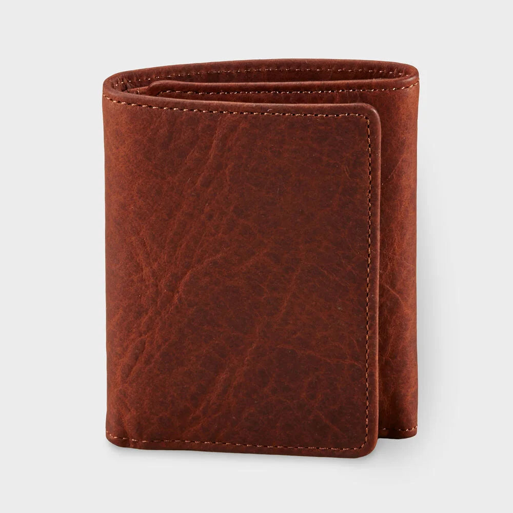 Men's Bison Tri-Fold Wallet