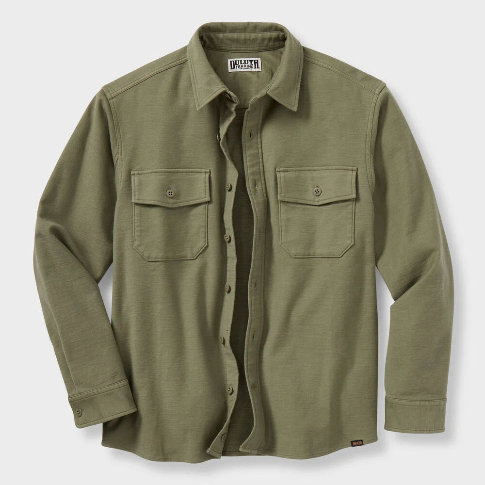 Men's Officer's Slub Sateen Shirt Jac