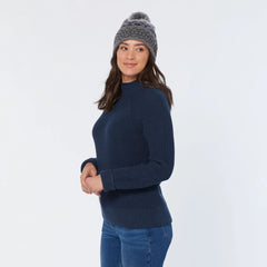 Women's Heritage Waffle Stitch Mockneck Sweater