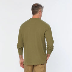 Men's 40 Grit Standard Fit Thermal Henley