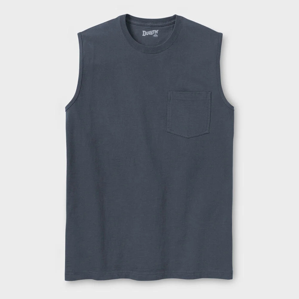 Men's Longtail T Standard Fit Sleeveless Pocket Crew