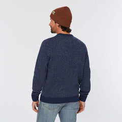 Men's Lambswool Birdseye Crew Sweater