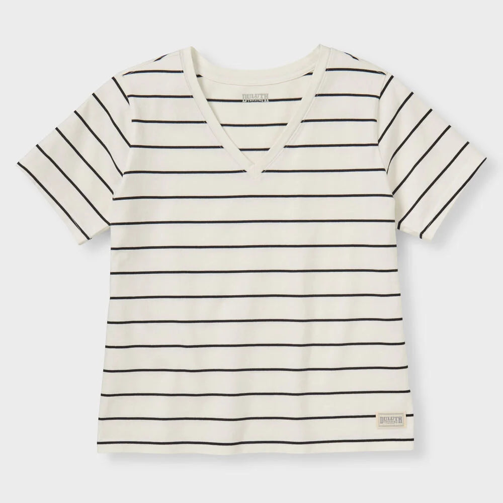 Women's Duluth Heritage Washed V-Neck Tee