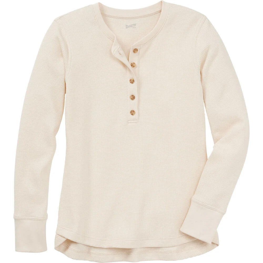 Women's Burly Thermal Long Sleeve Henley